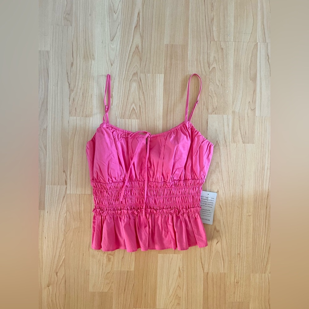 Pink Cinched Tank NWT